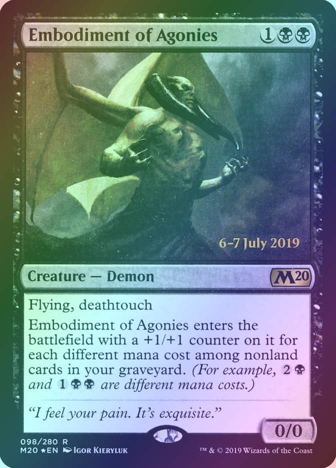 Embodiment of Agonies (PM20) (98s) / Foil
