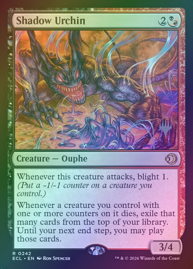 Shadow Urchin (PECL) (242p) / Foil