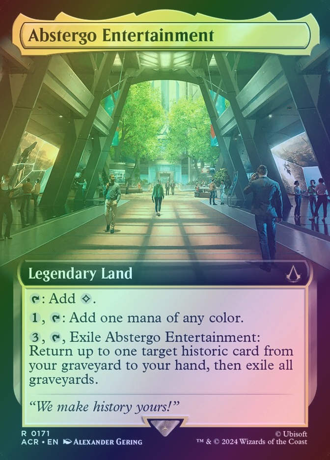 Abstergo Entertainment (ACR) (171) / Extended Art / Foil