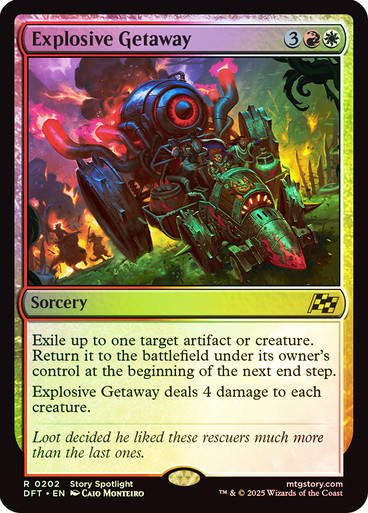 Explosive Getaway (DFT) (202) / Foil