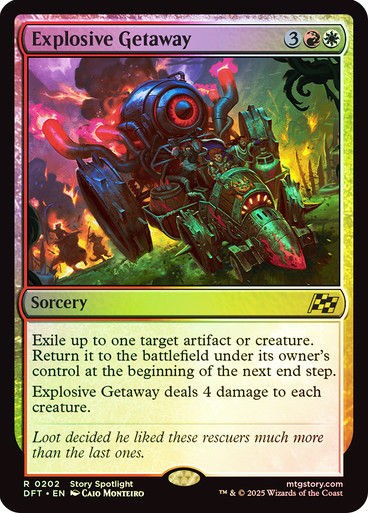 Explosive Getaway (DFT) (202) / Foil