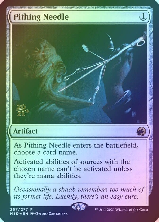 Pithing Needle (PMID) (257s) / Foil