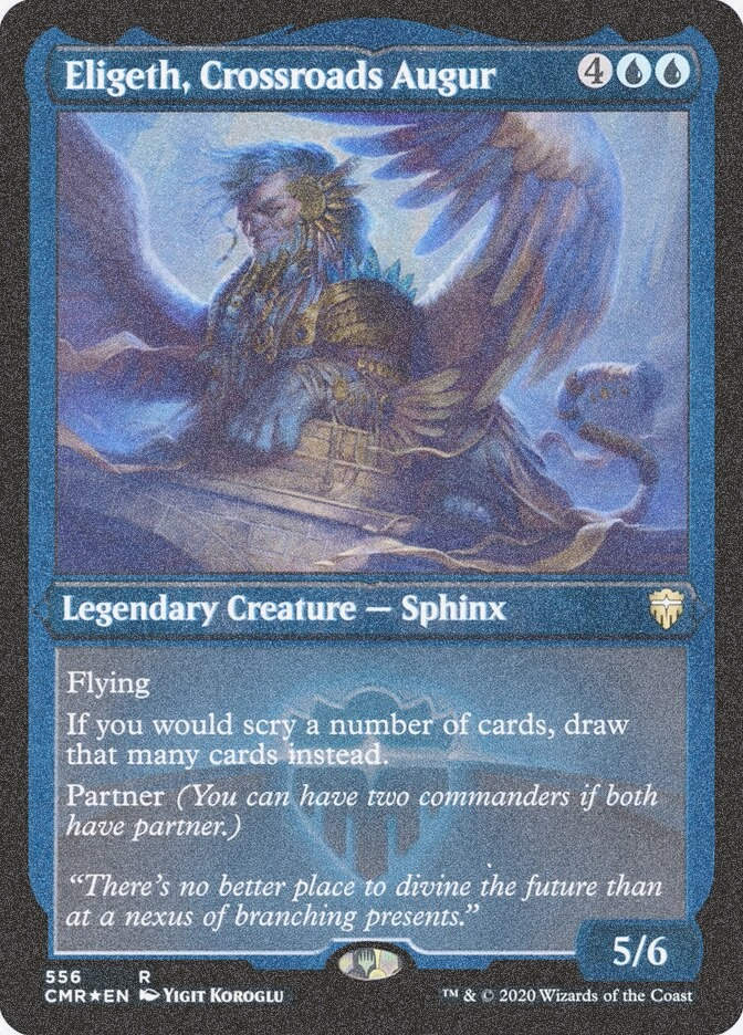Eligeth, Crossroads Augur (CMR) (556) / Foil Etched