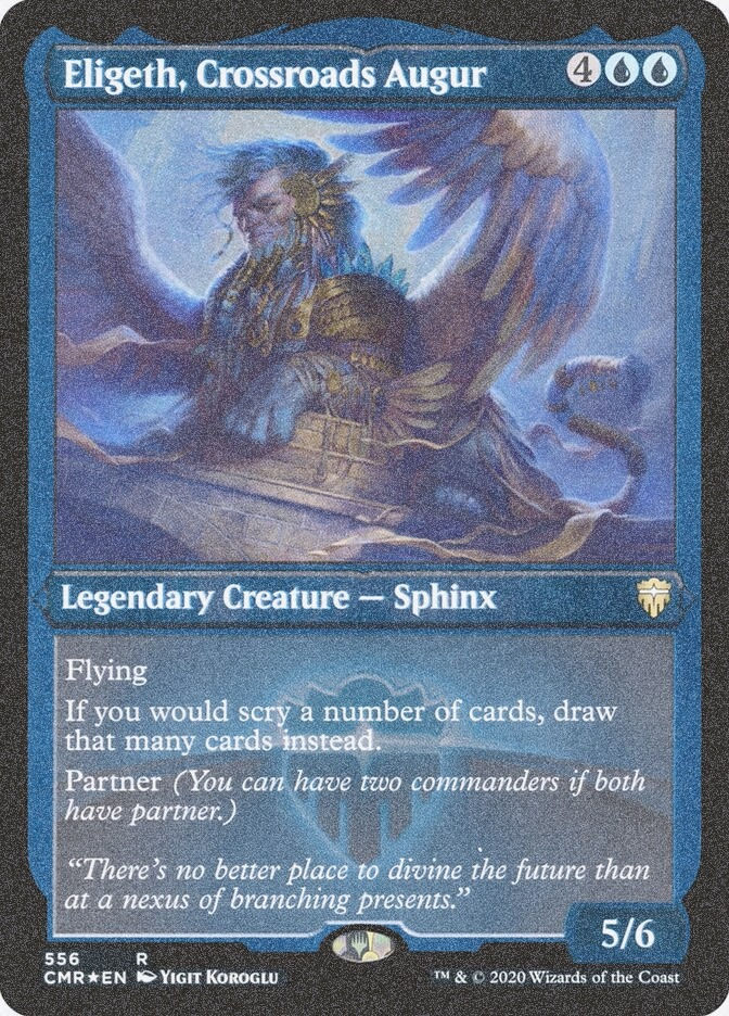 Eligeth, Crossroads Augur (CMR) (556) / Foil Etched