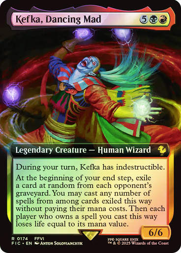 Kefka, Dancing Mad (FIC) (174) / Extended Art / Foil
