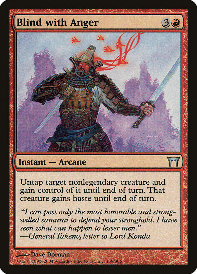 Blind with Anger (CHK) (158)