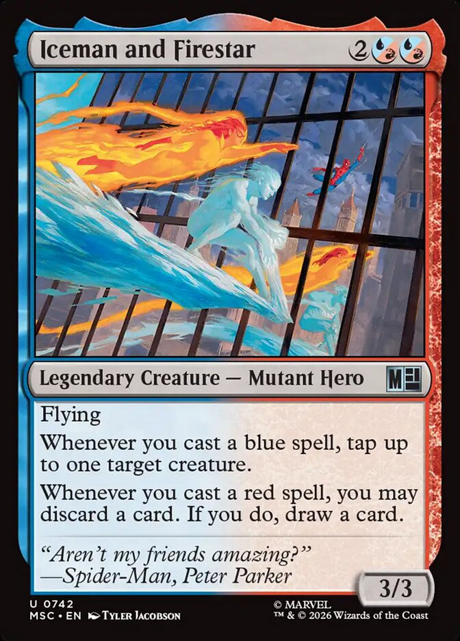 Iceman and Firestar (MSC) (742)