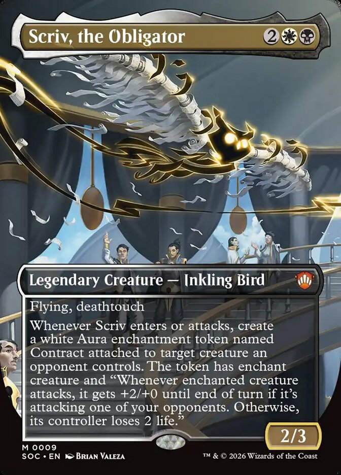 Scriv, the Obligator (SOC) (9) / Borderless