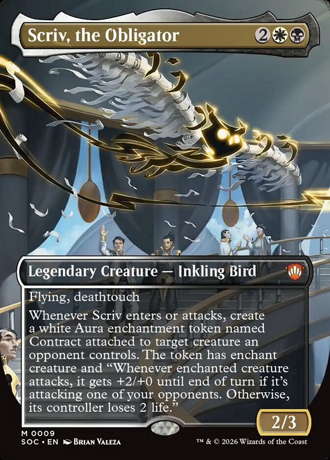 Scriv, the Obligator (SOC) (9) / Borderless