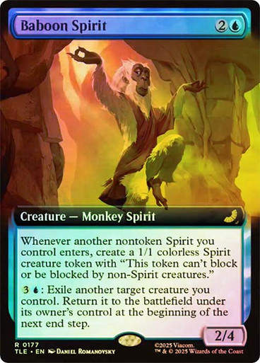 Baboon Spirit (TLE) (177) / Extended Art / Foil