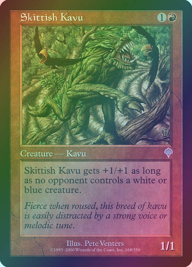 Skittish Kavu (INV) (168) / Foil