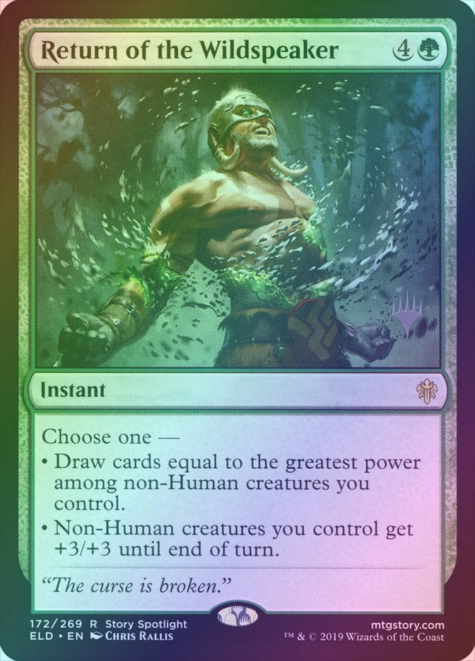 Return of the Wildspeaker (PELD) (172p) / Foil