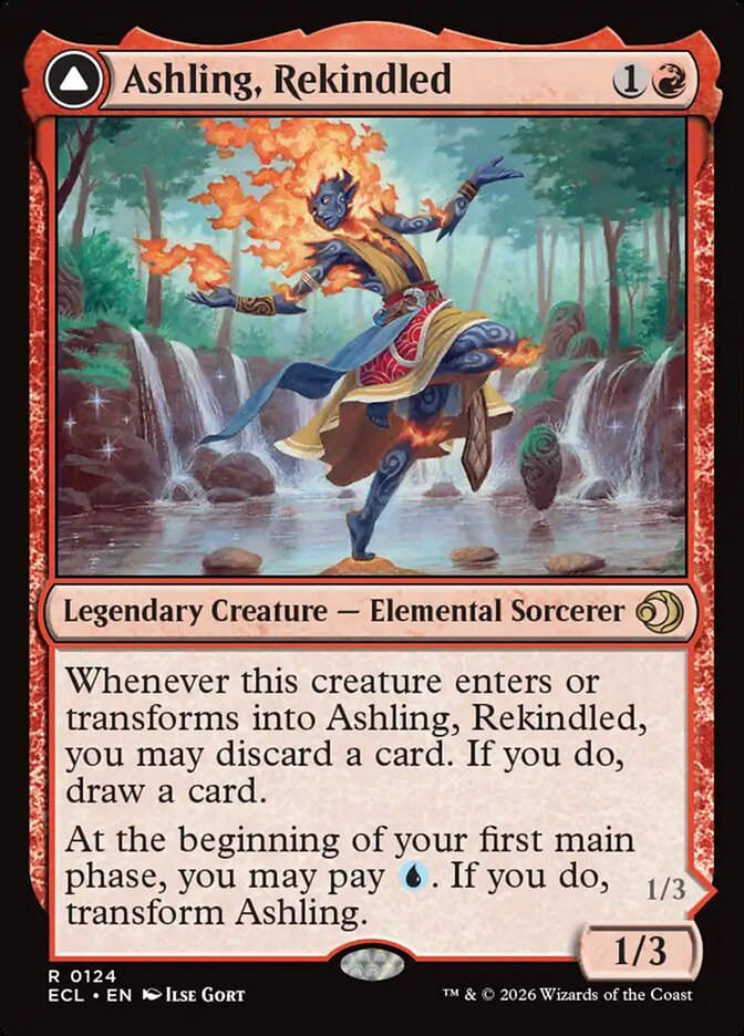 Ashling, Rekindled // Ashling, Rimebound (ECL) (124)