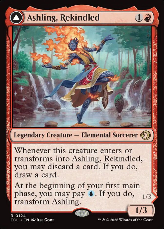 Ashling, Rekindled // Ashling, Rimebound (ECL) (124) — cara 1 de 2