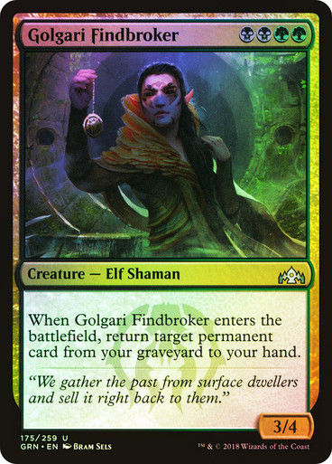 Golgari Findbroker (GRN) (175) / Foil
