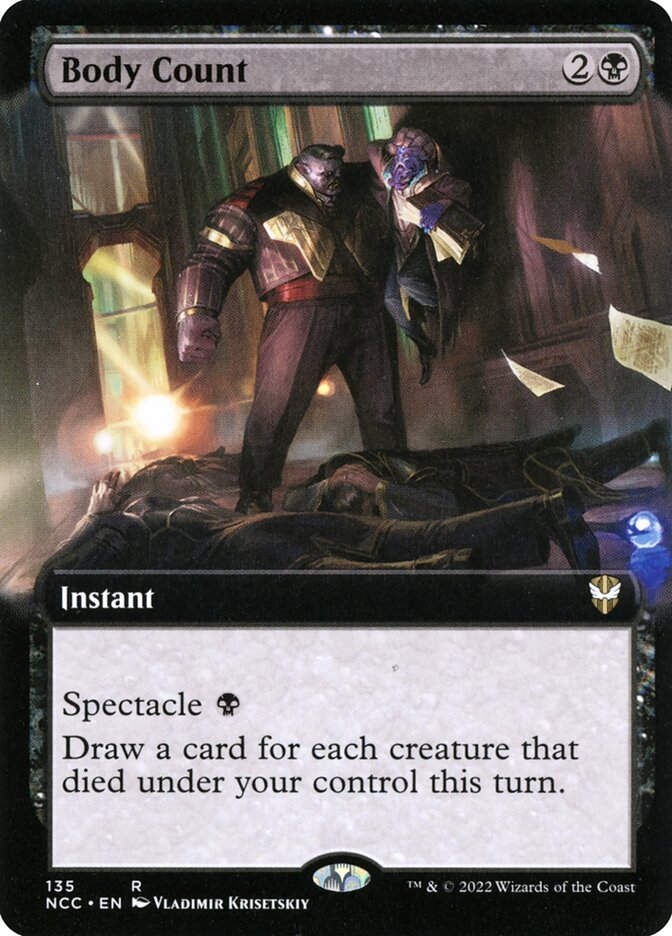 Body Count (NCC) (135) / Extended Art