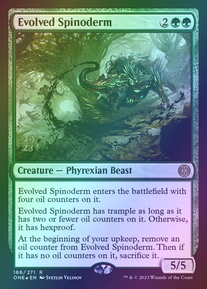 Evolved Spinoderm (PONE) (166s) / Foil