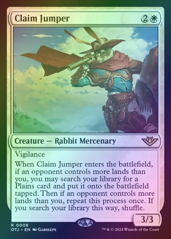 Claim Jumper (POTJ) (8p) / Foil