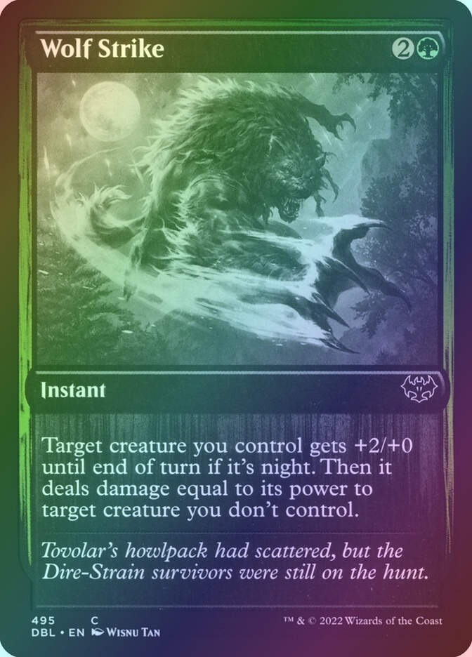 Wolf Strike (DBL) (495) / Foil