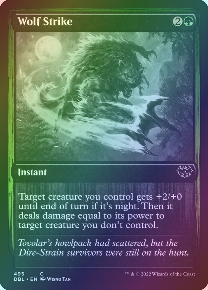 Wolf Strike (DBL) (495) / Foil
