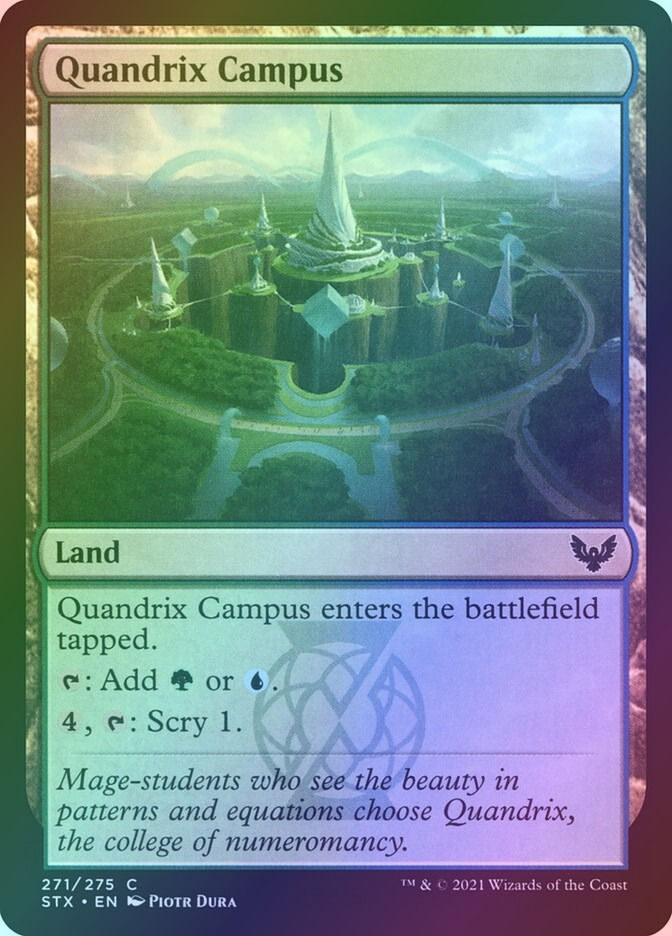 Quandrix Campus (STX) (271) / Foil