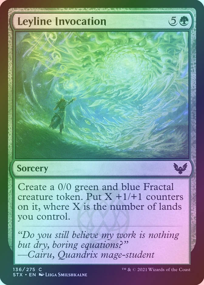 Leyline Invocation (STX) (136) / Foil