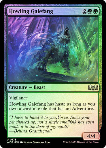 Howling Galefang (woe) / Foil