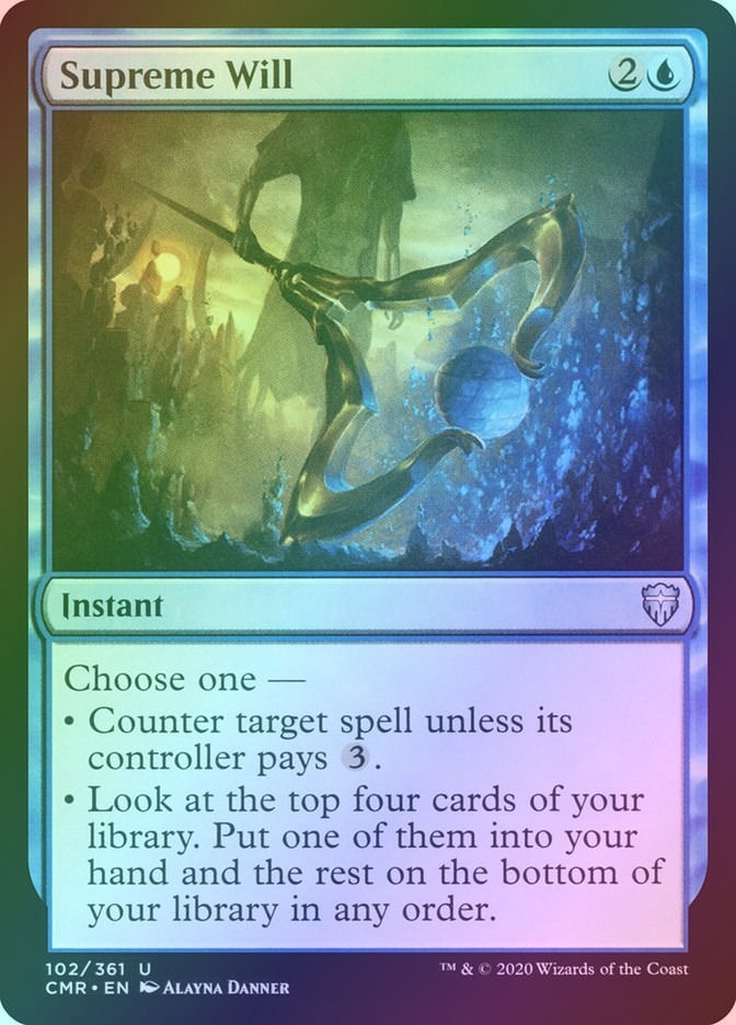 Supreme Will (CMR) (102) / Foil