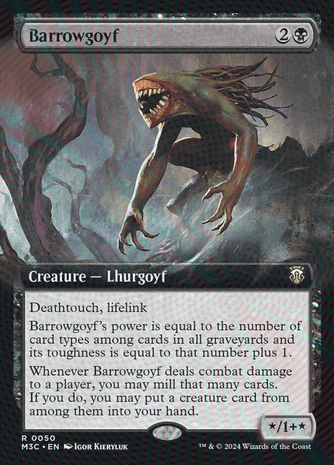 Barrowgoyf (M3C) (50) / Extended Art / Ripple Foil