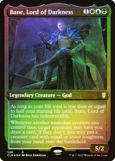 Bane, Lord of Darkness (CLB) / Foil-Etched