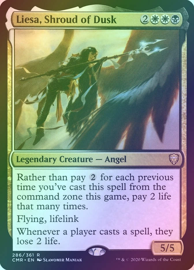 Liesa, Shroud of Dusk (CMR) (286) / Foil