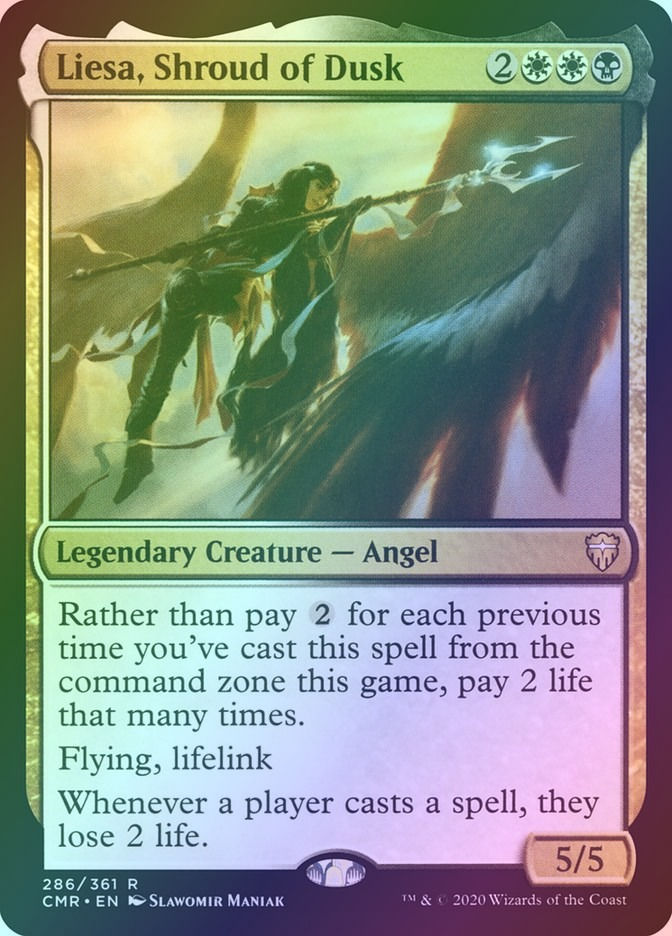 Liesa, Shroud of Dusk (CMR) (286) / Foil