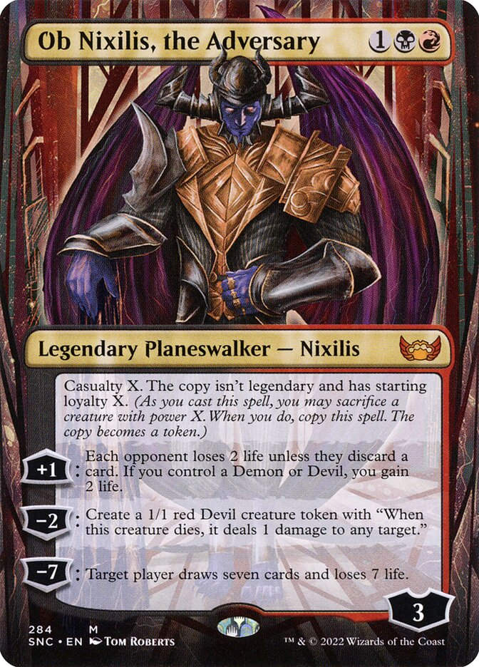 Ob Nixilis, the Adversary (SNC) (284) / Borderless