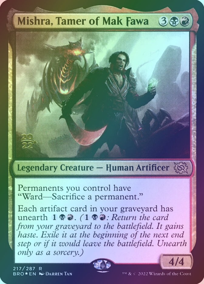 Mishra, Tamer of Mak Fawa (PBRO) (217s) / Foil