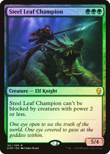 Steel Leaf Champion (DOM) (182) / Foil