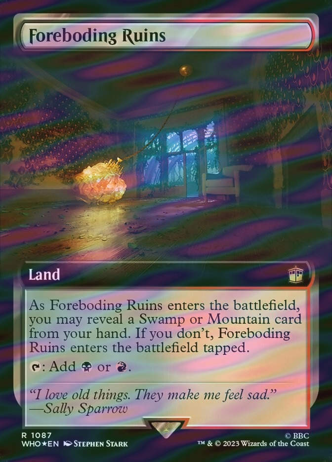 Foreboding Ruins (WHO) (1087) / Extended Art / Surge Foil
