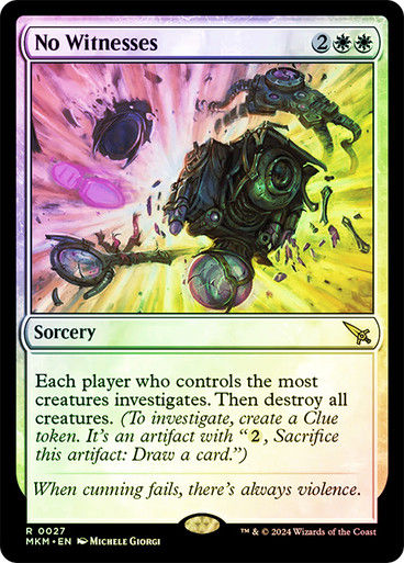 No Witnesses (mkm) (27) / Foil