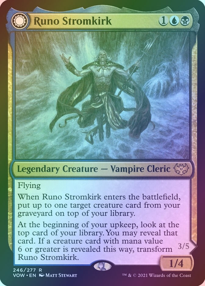 Runo Stromkirk // Krothuss, Lord of the Deep (VOW) (246) / Foil — cara 1 de 2