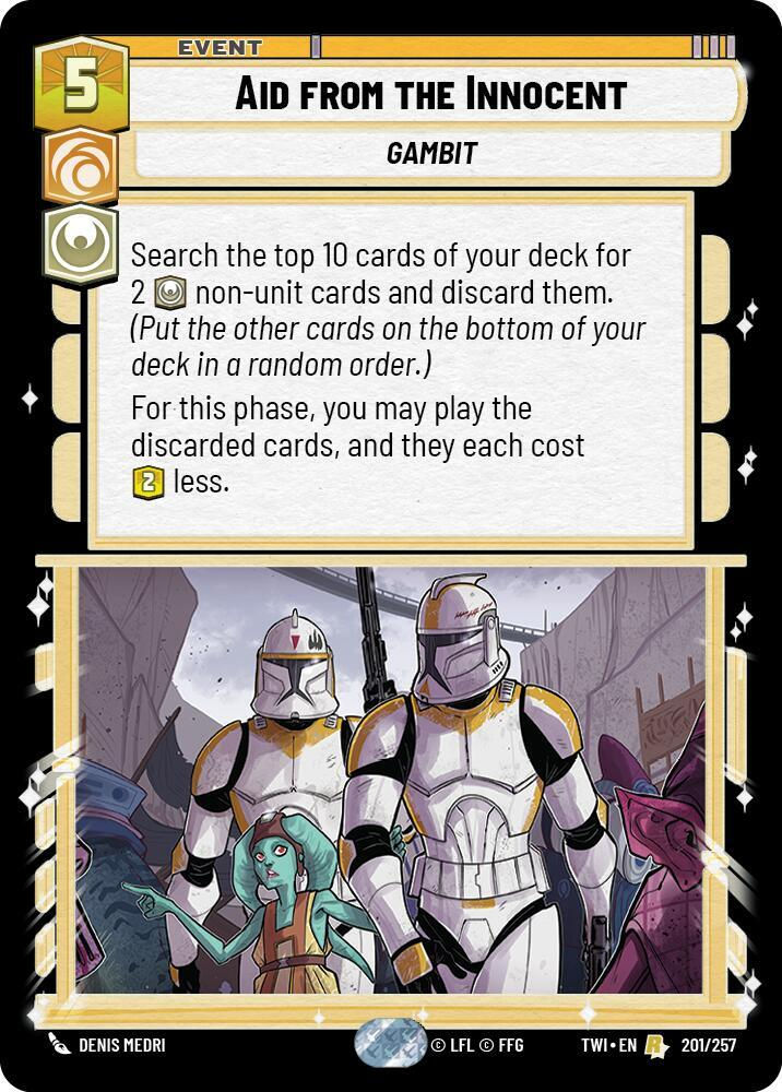 Aid from the Innocent (TWI) (201/257) / Foil