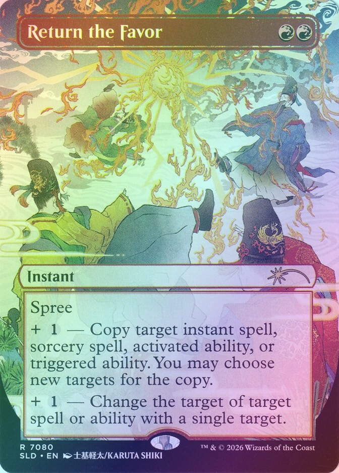Return the Favor (SLD) (7080) / Borderless / Foil