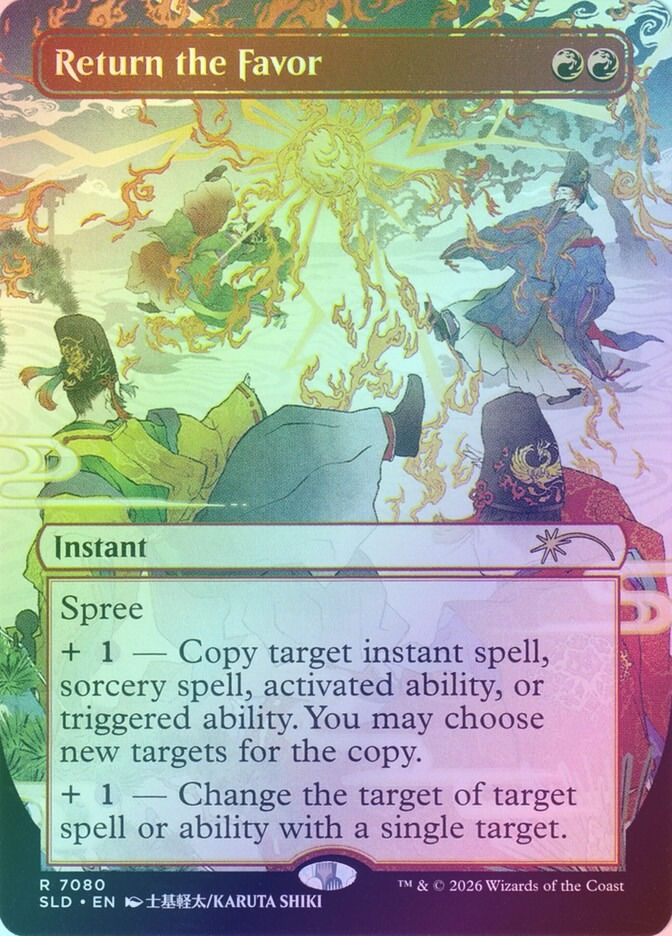 Return the Favor (SLD) (7080) / Borderless / Foil