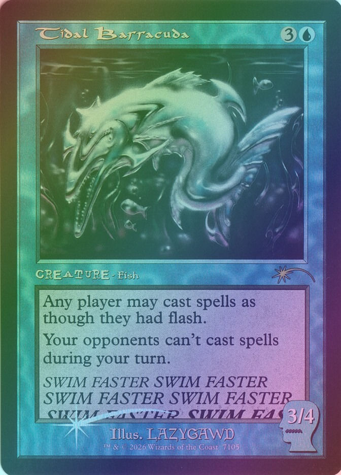 Tidal Barracuda (SLD) (7105) / Foil