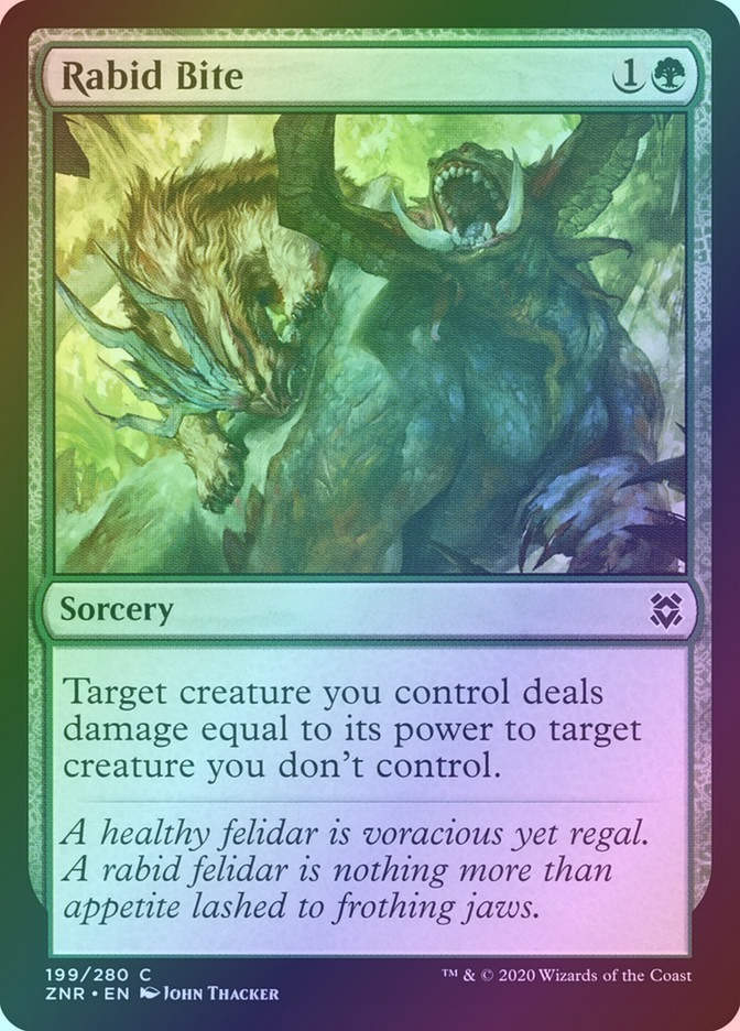 Rabid Bite (ZNR) (199) / Foil