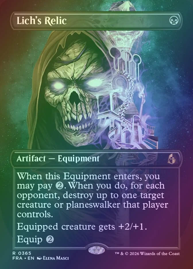 Lich's Relic (FRA) (365) / Borderless / Foil