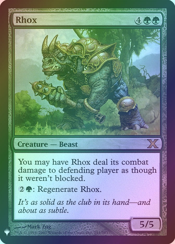 Rhox (PLST) (10E-291) / Foil