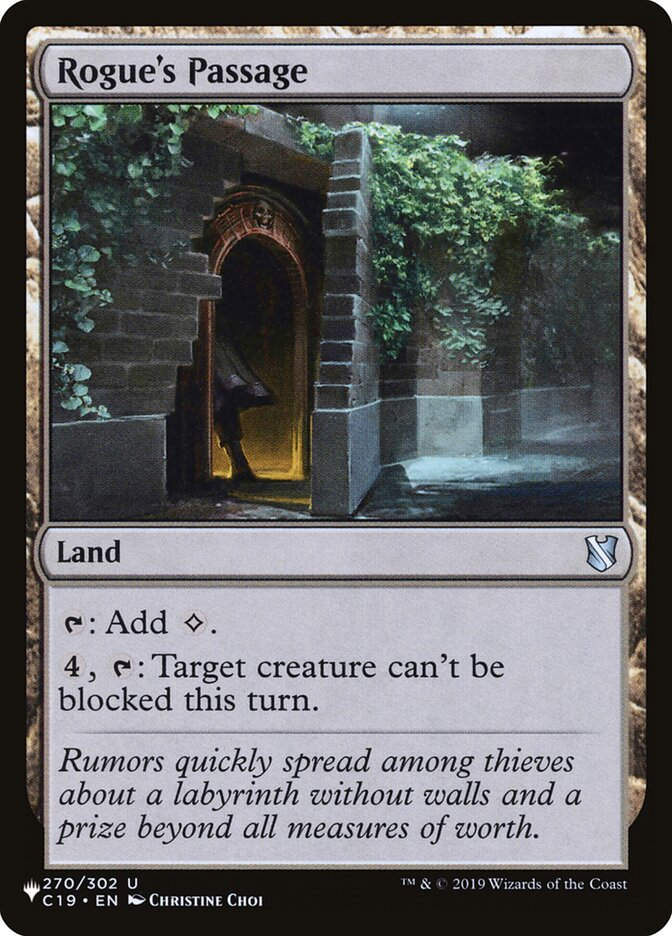 Rogue's Passage (PLST) (C19-270)