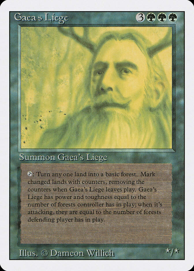 Gaea's Liege (3ED) (198)