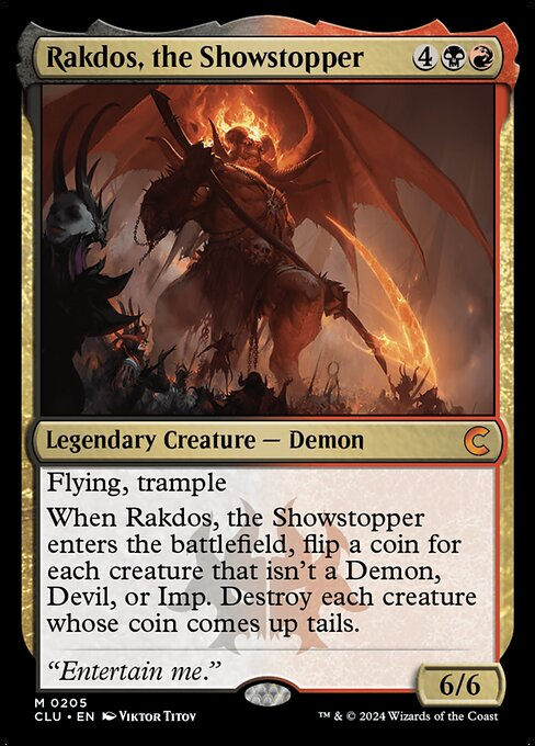 Rakdos, the Showstopper (clu) (205)