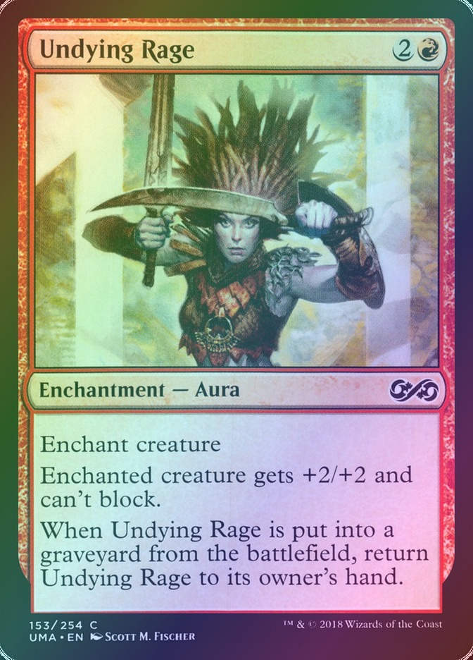 Undying Rage (UMA) (153) / Foil