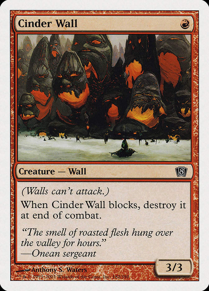 Cinder Wall (8ED) (182)